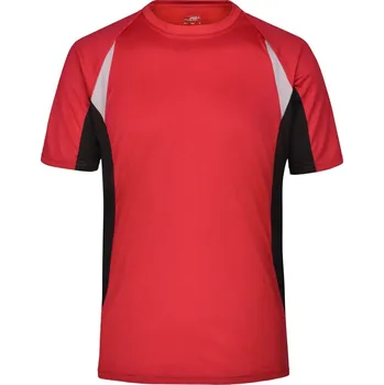 Pánské tričko Pánské běžecké tričko JN 391 red-black 3XL