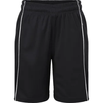 Dětské týmové kraťasy "Basic" JN 387K black-white S