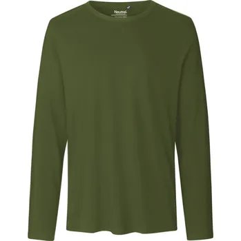 Pánské tričko Pánské tričko s dlouhým rukávem O 61050 military S