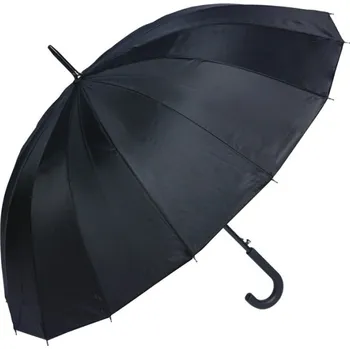 Deštník Černý basic deštník s černým držadlem – 60 cm
