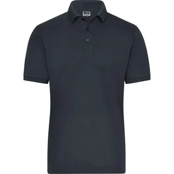 Pánské tričko Pánské pracovní elast. polo z bio bavlny - Solid JN 1806 carbon L