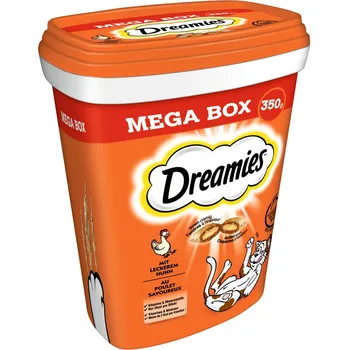 Pamlsek pro kočku 2x350g Dreamies megabalení - výhodné balení kuřecí