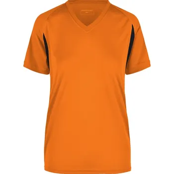 Dámské tričko Dámské běžecké tričko JN 316 orange-black XXL