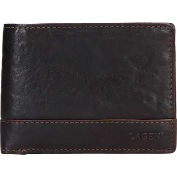 Peněženka LAGEN | Pánská kožená peněženka Lagen 64665 tmavě hnědá | allBAGS.cz