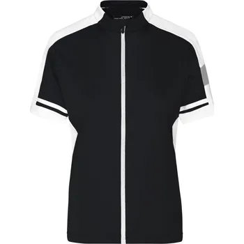 cyklistický dres Dámské cyklistické tričko se zipem JN 453 black S