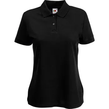 Dámská košile Dámské piqué polo Lady-Fit 65/35 Polo black XXL