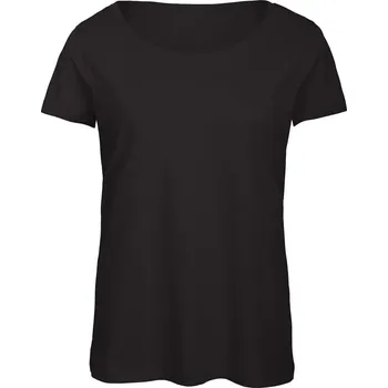 Dámské tričko Dámské tričko Triblend /women black L