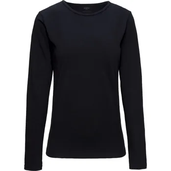 Dámské tričko z těžké bavlny s dl. rukávem LSWB black 4XL