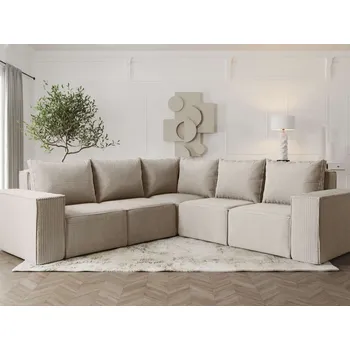 Sedací souprava Rohová sedací souprava Lea - Béžová 02