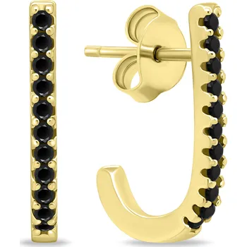 Náušnice Brilio Silver Originální pozlacené náušnice se zirkony EA618YBC + 2 měsíce na vrácení zboží