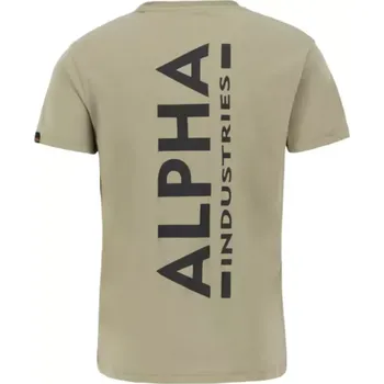 Pánské tričko Alpha Industries Backprint T (olive/black) triko 3XL