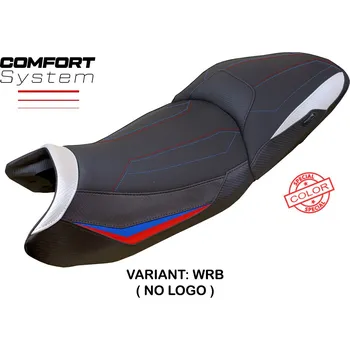 Moto sedlo TPZ Italia Potah sedla BMW R 1300 GS Touring (23-24) Ahus Comfort Model potah sedla: bez loga WRB (white-red-blue)