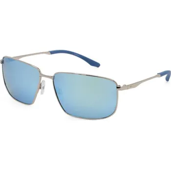 Sluneční brýle HIS 54105 stříbrná lesk, čočka modrá zrcadlo polarizovaná 1