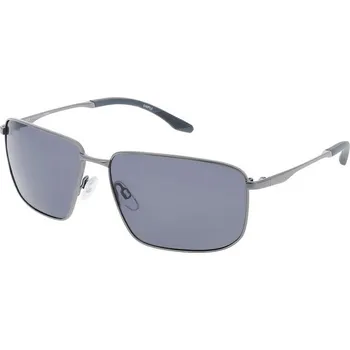 Sluneční brýle HIS 54105 šedá lesk, čočka šedá polarizovaná 2