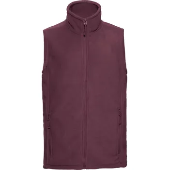 Pánská vesta Fleecová vesta 872M burgundy S
