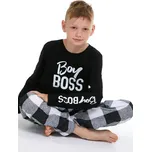 Chlapecké pyžamo 1F0710 černá 122-128-7-8-let