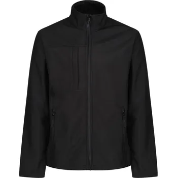 Pánská 3-vrstvá softshellová bunda "Octagon II" TRA 688 black-black L