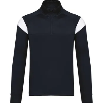 Dívčí mikina Dětská tréninková mikina s 1/4 zipem PA 388 navy 12/14