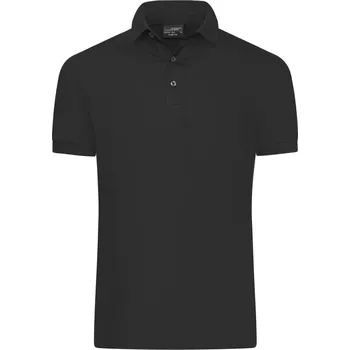 Pánské tričko Pánské Slim Fit žerzejové polo JN 1302 black XXL
