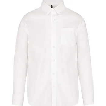 Pánská košile Nežehlivá košile s dlouhým rukávem K 537 white XXL
