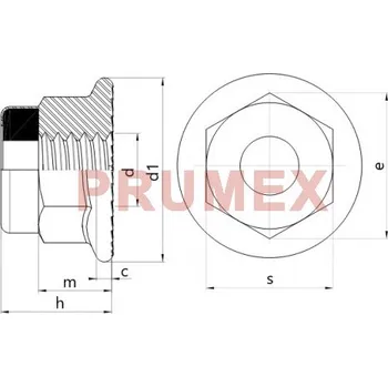 Matice Matice samojistná s límcem ozubeným DIN 6926~ M4 nerez A4