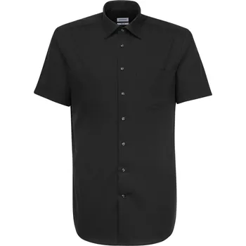 Pánská košile Košile s krátkým rukávem Shirt Regular SSL black 39