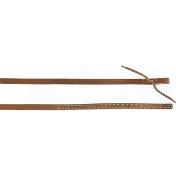 Westernové otěže Westride kožené světle hnědé