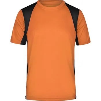 Pánské tričko Pánské běžecké tričko JN 306 orange-black XXL