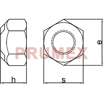 Matice Matice samosvorná celokovová DIN 980 M10x1,00 |08| pozink