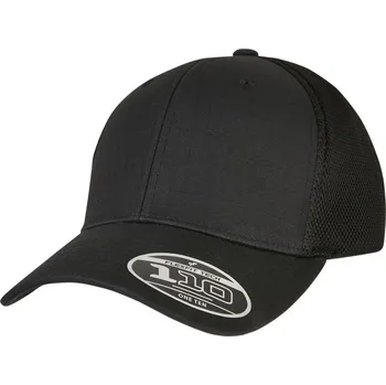 Kšiltovka 6 panelová Trucker kšiltovka "Ripstop" 110RM black onesize