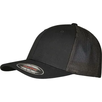 Kšiltovka 6 panelová Trucker kšiltovka "Recycled" 6511RM black-black L/XL