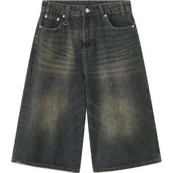 Pánské džíny Džíny 3/4 délky široké nohavice Baggy Barva: Modrá, Velikost: 3XL