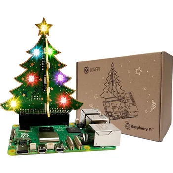 Stolní počítač Vánoční edice Raspberry Pi 5 (8GB RAM) + RGB stromeček + příslušenství