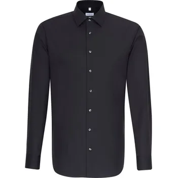 Pánská košile Košile s dlouhým rukávem Shirt Shaped LSL black 46