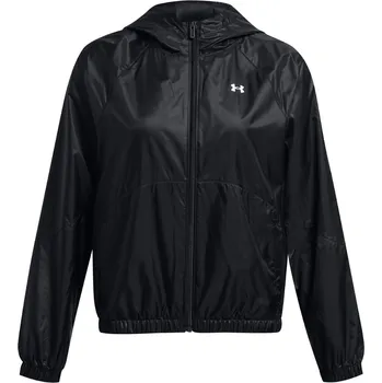 Dámská bunda Větrovka Under Armour SPORT WINDBREAKER JKT Velikost: L / Barva: černá