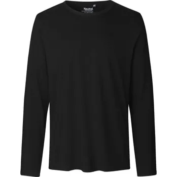 Pánské tričko Pánské tričko s dlouhým rukávem O 61050 black M