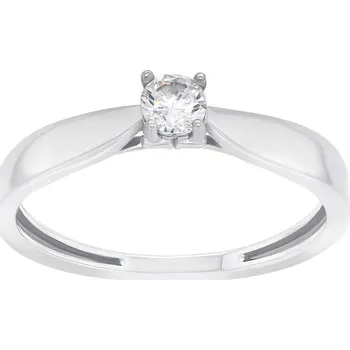 Prsten Brilio Silver Stříbrný zásnubní prsten GR114W 52 mm + 2 měsíce na vrácení zboží