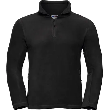 Pánská mikina Fleecová mikina s 1/4 zipem 874M black XXL