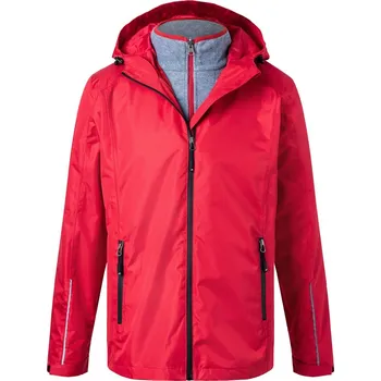 Pánská bunda 3-v-1 JN 1154 red-black S