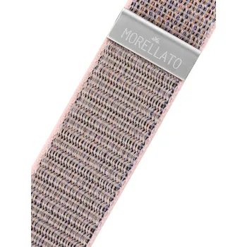 Řemínek na hodinky Textilní řemínek Morellato Wired 5655D64.087 M, růžový, Quick Release - 20 mm