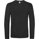 Tričko s dlouhým rukávem z těžké bavlny #E190 LSL black XL