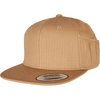 Kšiltovka 6 panelová snapback kšiltovka s držákem na pero 6089PS ocher onesize