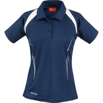 Dámské tričko Dámské týmové piqué polo S 177F navy-white L