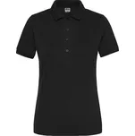 Dámské pracovní elast. polo z bio bavlny - Solid JN 1805 black L