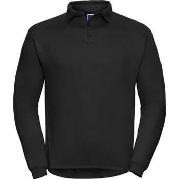 Pánská mikina Pracovní mikina s límečkem 012M black 4XL