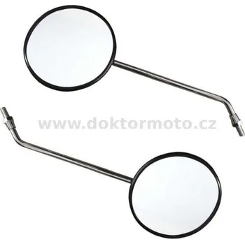 Zrcátko pro motocykl Zrcátko kulaté - M10 X 1,5 P (MZ ETZ 12V), sada 2ks