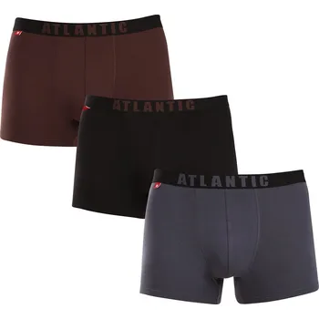 Boxerky 3PACK pánské boxerky Atlantic vícebarevné (3MH-011/02) XL Možnost vrácení zboží ZDARMA do 120 dnů!