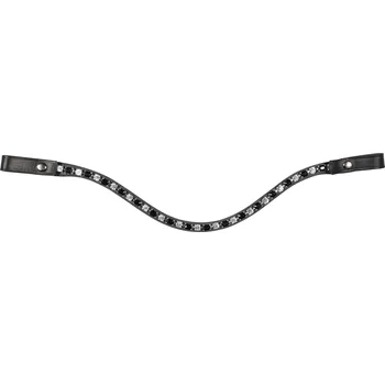Vybavení pro koně HKM Čelenka Amazing HKM, black/silver COB