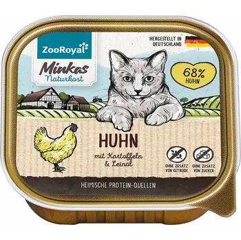 Krmivo pro kočku ZooRoyal Minkas Naturkost kuře s brambory 100 g