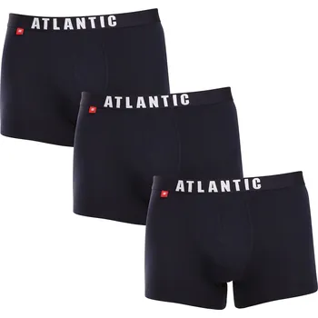 Boxerky 3PACK pánské boxerky Atlantic tmavě modré (3MH-011blue) L Možnost vrácení zboží ZDARMA do 120 dnů!